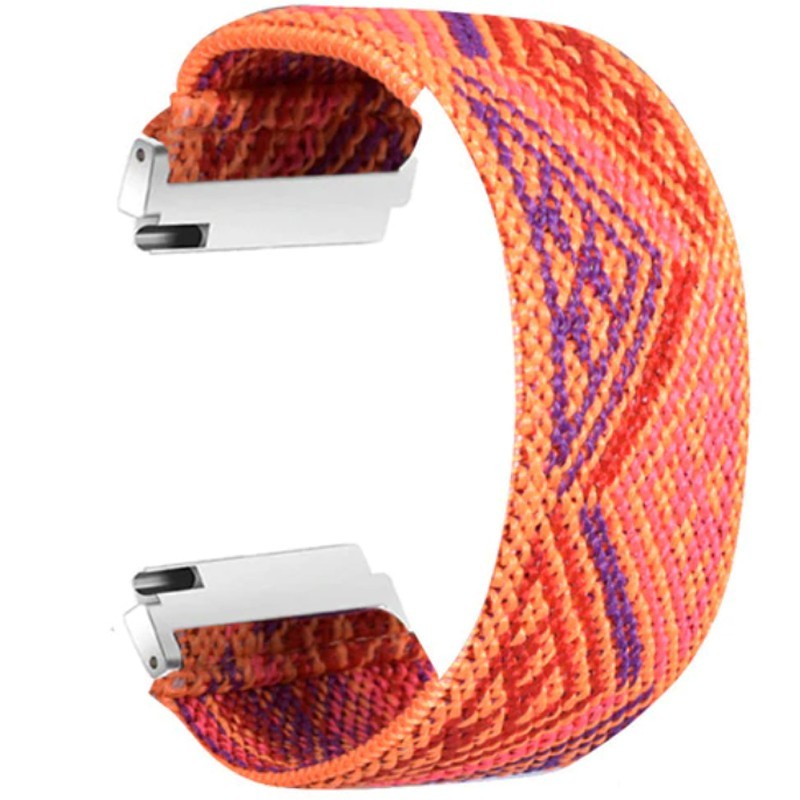 Rugalmas textil szíj, kompatibilis Galaxy Watch 6|Watch 5|Watch 4|Huawei Watch GT4|GT3|GT3 Pro|GT2 42mm órákkal, Keleti Minta