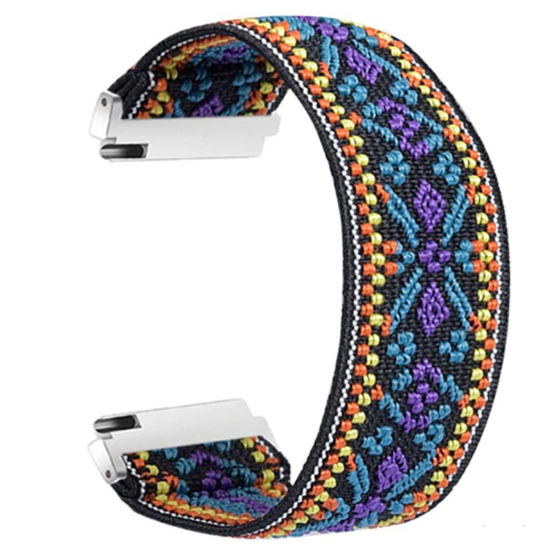 Textil szíj, kompatibilis Samsung Galaxy Watch 6|Watch 5|Watch 4|Huawei Watch GT4|GT3 Pro|GT2 42mm órákkal, Hagyományos Minta