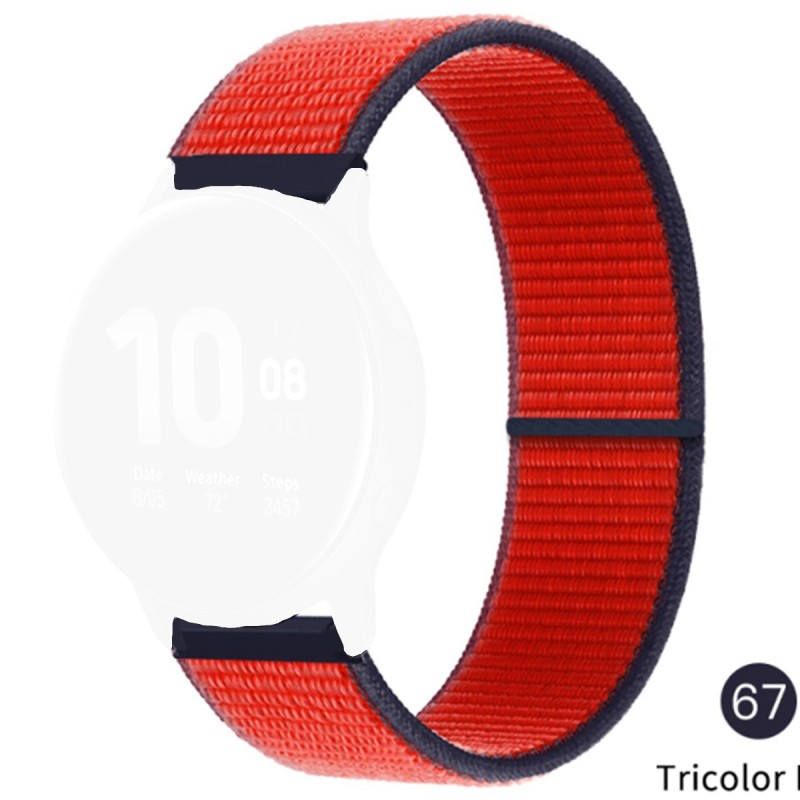 Textil szíj, kompatibilis Huawei Watch GT4|GT3|GT3|GT2 46mm|GT 2e|Galaxy Watch 3 45mm, Fekete cseresznye